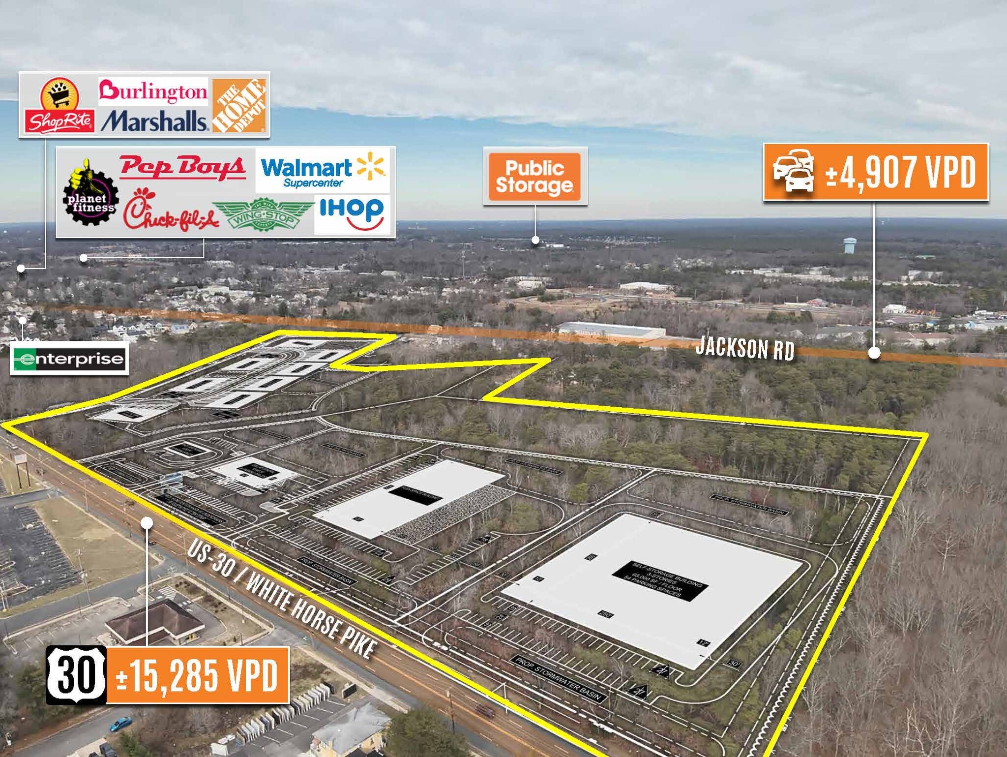 331 White Horse Pike, Berlin, NJ à vendre Photo principale- Image 1 de 6