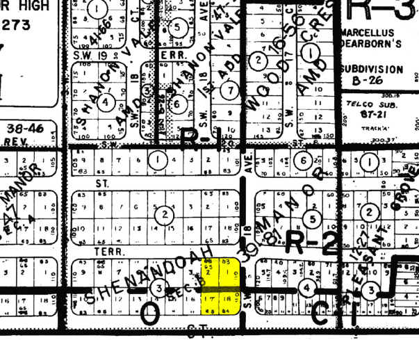 1801 Coral Way, Miami, FL for lease Plat Map- Image 1 of 2