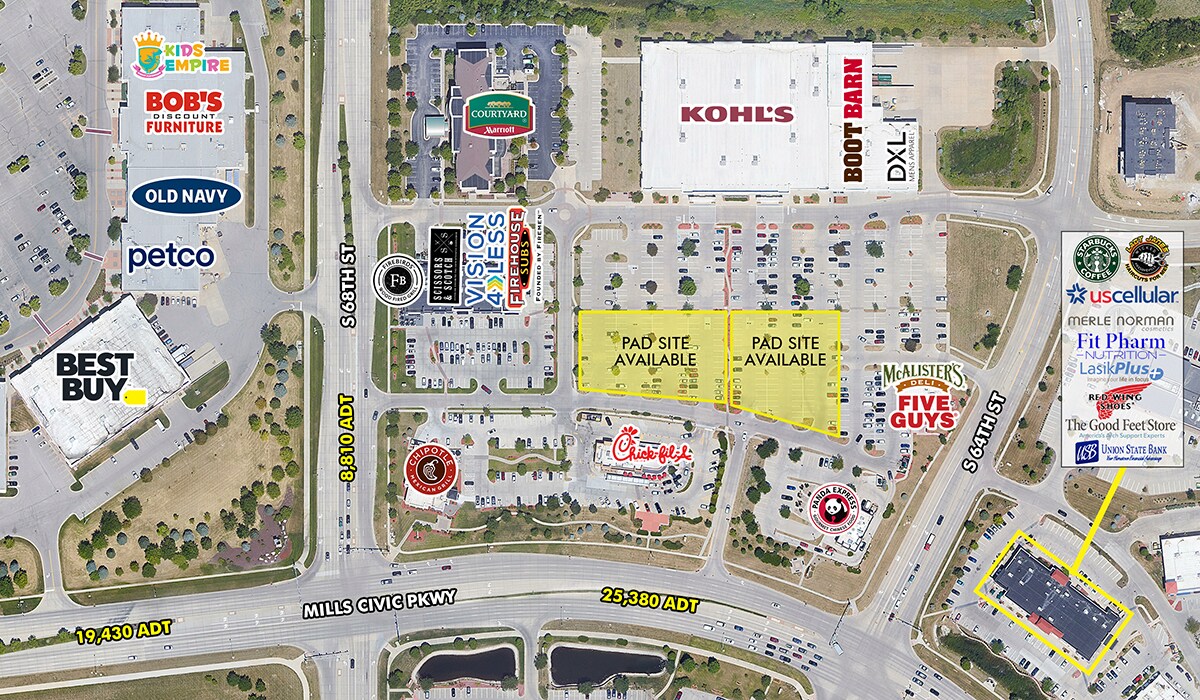 6515 Mills Civic Pky, West Des Moines, IA à louer Photo principale- Image 1 de 2