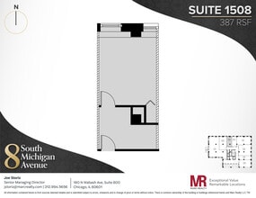 8 S Michigan Ave, Chicago, IL à louer Plan d’étage- Image 1 de 4