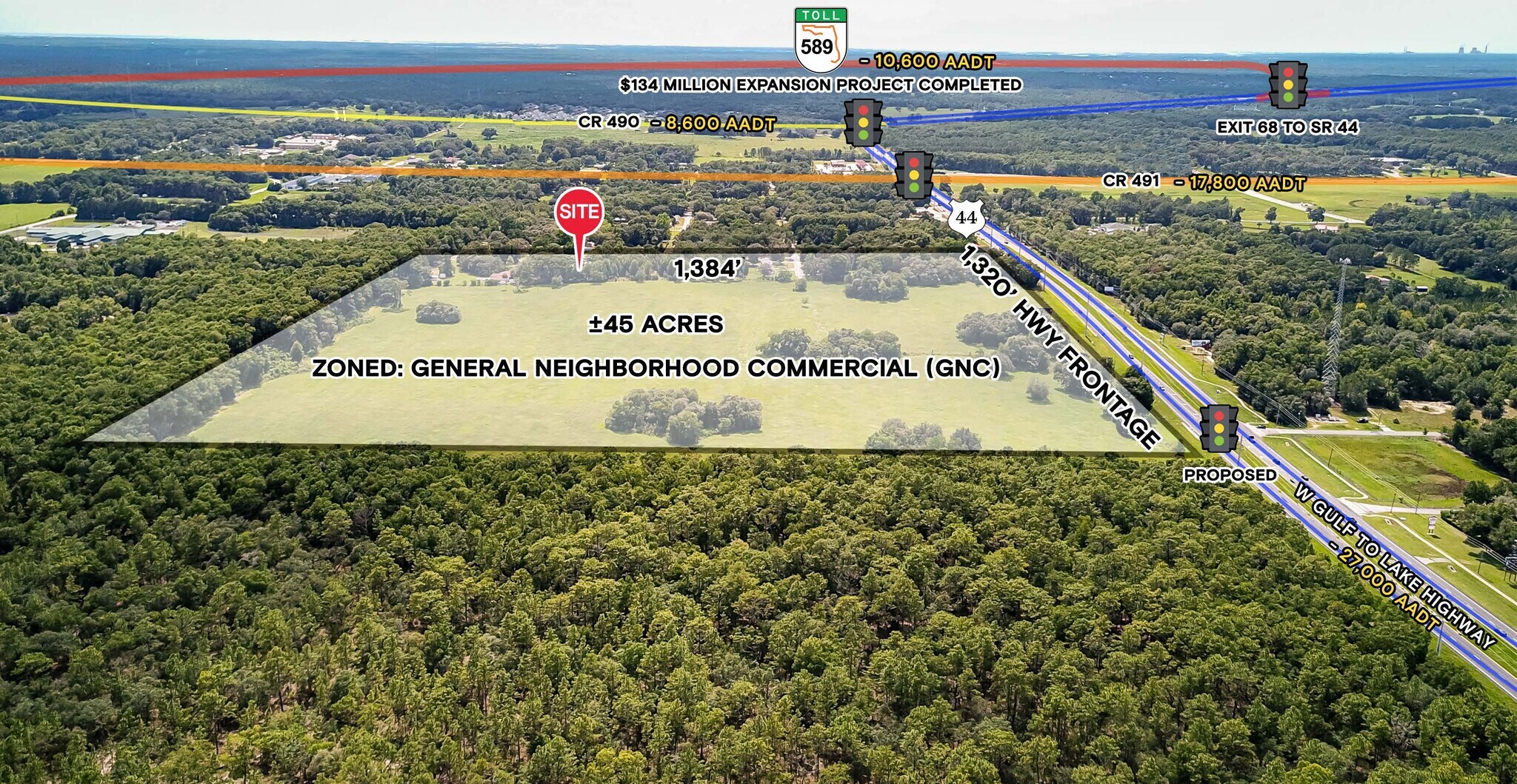 2630 W Gulf To Lake Hwy, Lecanto, FL for lease Primary Photo- Image 1 of 5