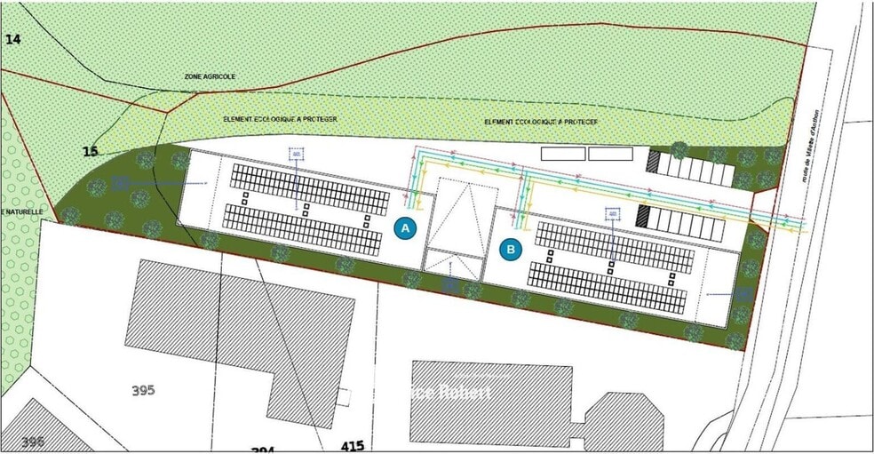 Local d'activités dans Janneyrias à vendre - Plan de site - Image 2 de 2