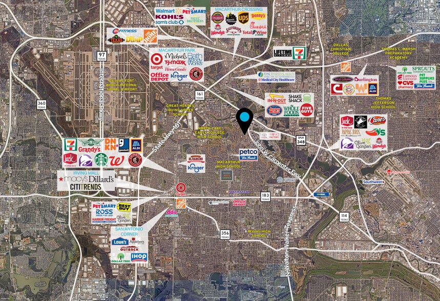 200 W John W Carpenter Fwy, Irving, TX à vendre - Photo du bâtiment - Image 3 de 7