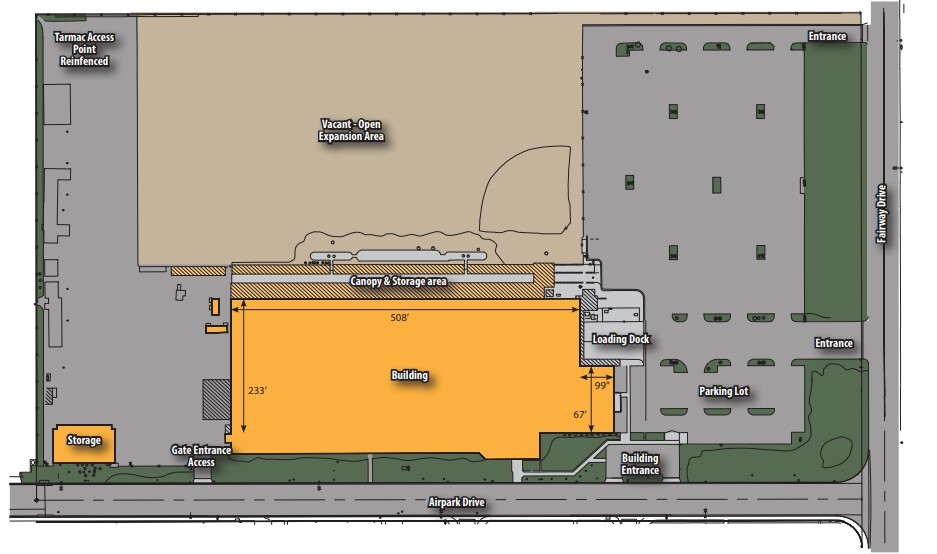 2641 Airpark Dr, Santa Maria, CA à louer - Plan de site - Image 2 de 4