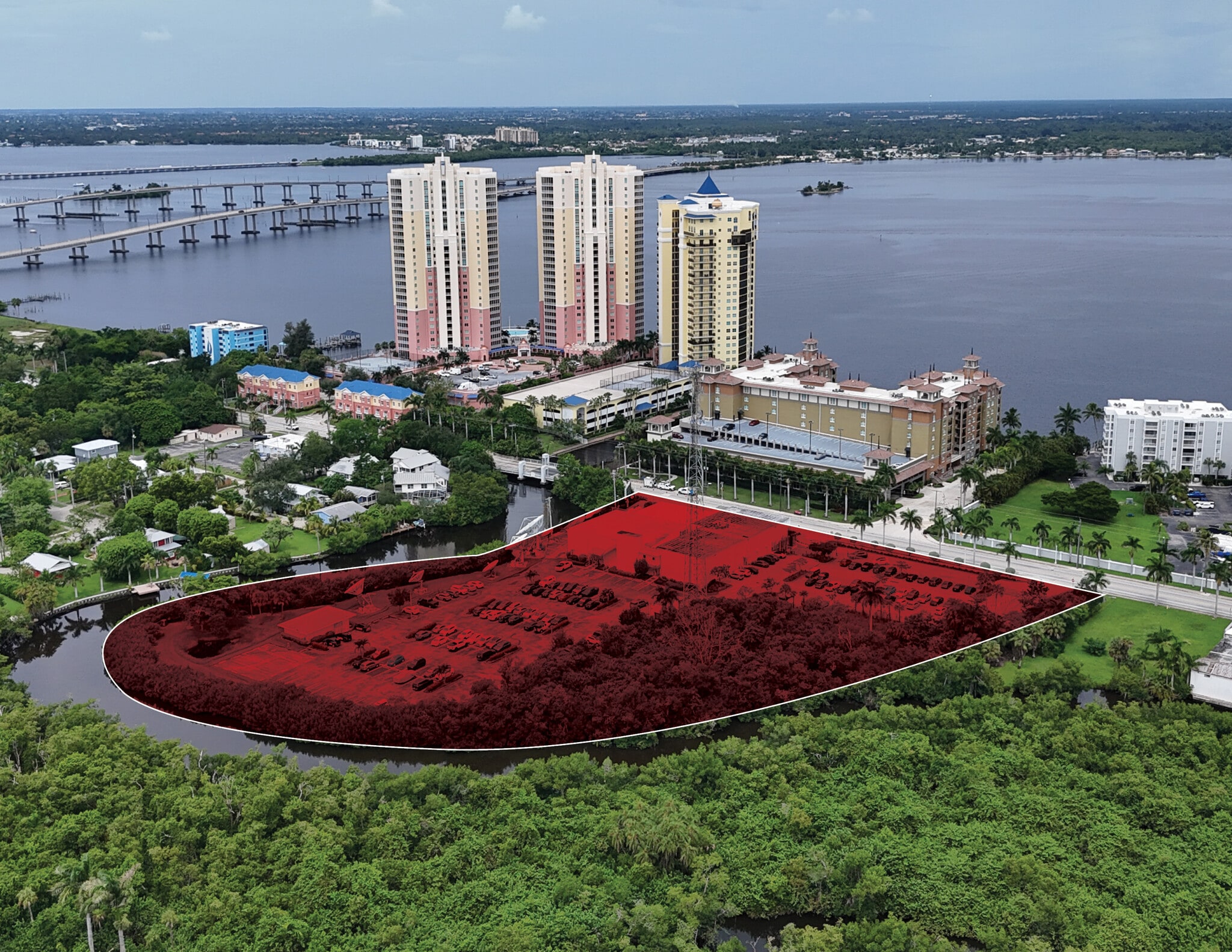 2824 Palm Beach Blvd, Fort Myers, FL for lease Aerial- Image 1 of 2