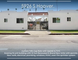 More details for 5926 S Hoover St, Los Angeles, CA - Multifamily for Sale