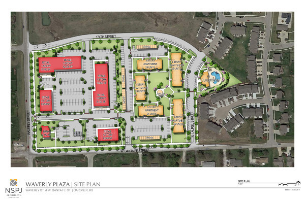 W Santa Fe St, Gardner, KS à louer - Plan de site - Image 3 de 9