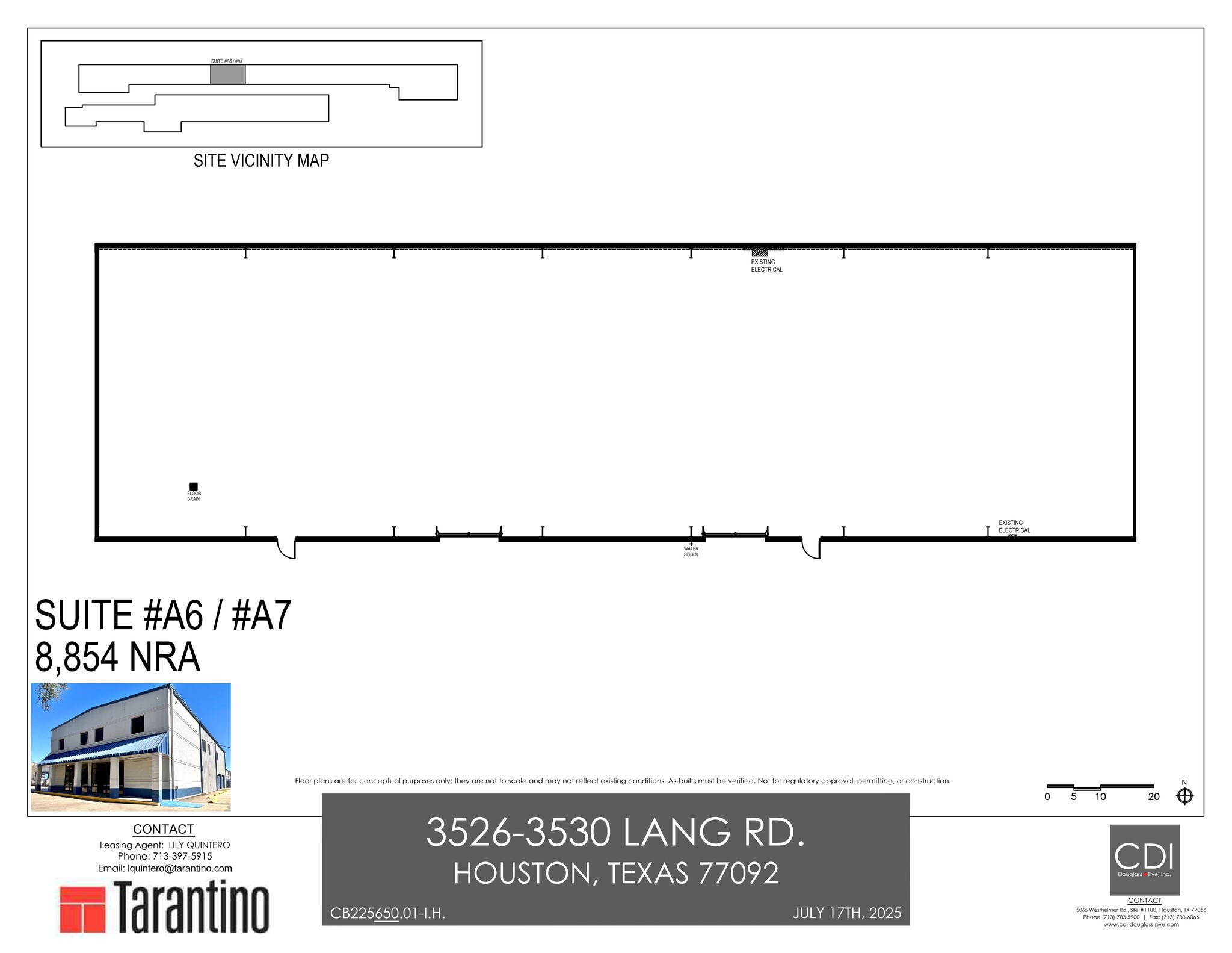 3526-3530 Lang Rd, Houston, TX for lease Site Plan- Image 1 of 2