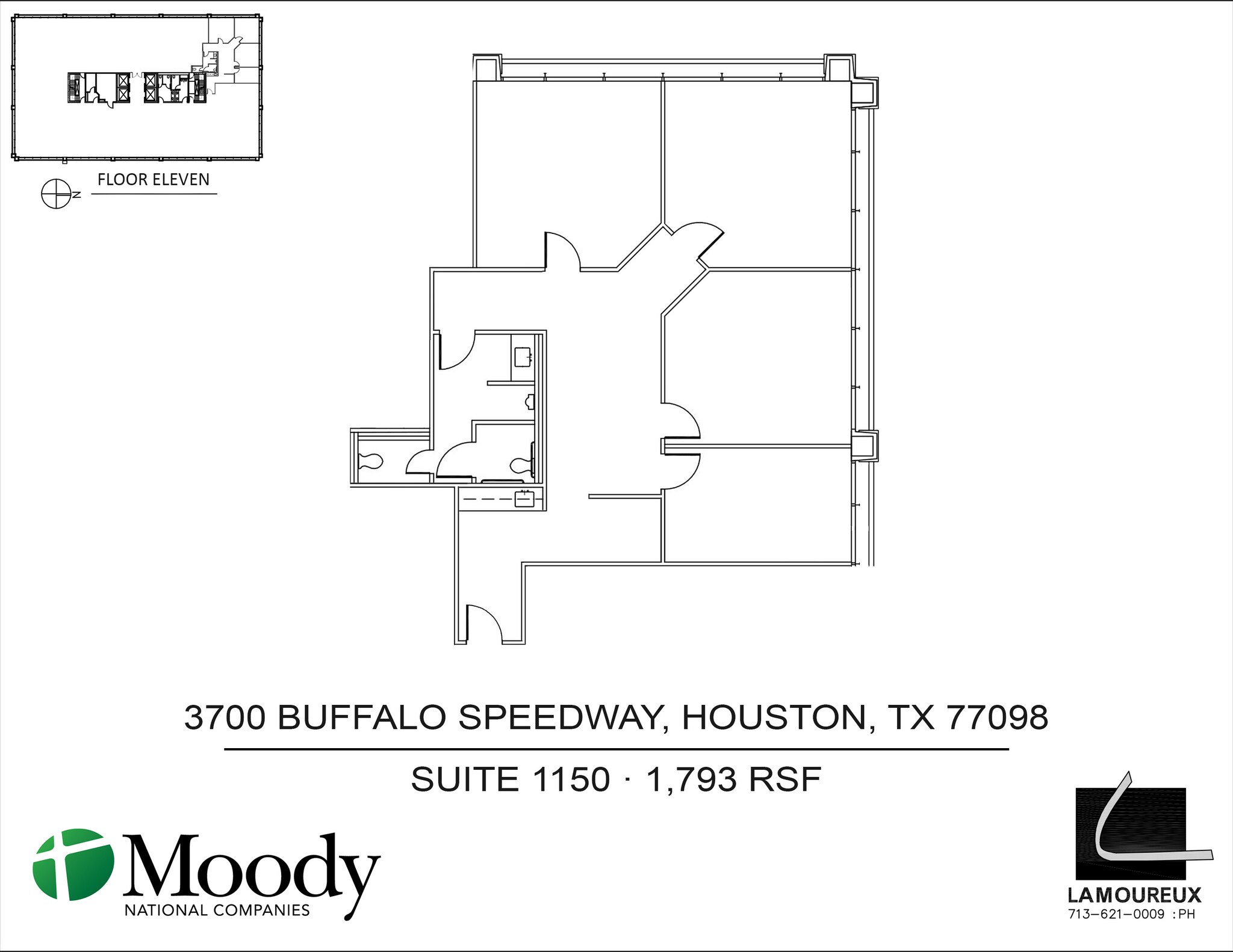 3700 Buffalo Speedway, Houston, TX for lease Floor Plan- Image 1 of 1