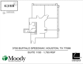 3700 Buffalo Speedway, Houston, TX for lease Floor Plan- Image 1 of 1