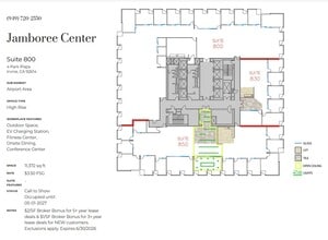 5 Park Plaza, Irvine, CA à louer Plan d’étage- Image 1 de 1