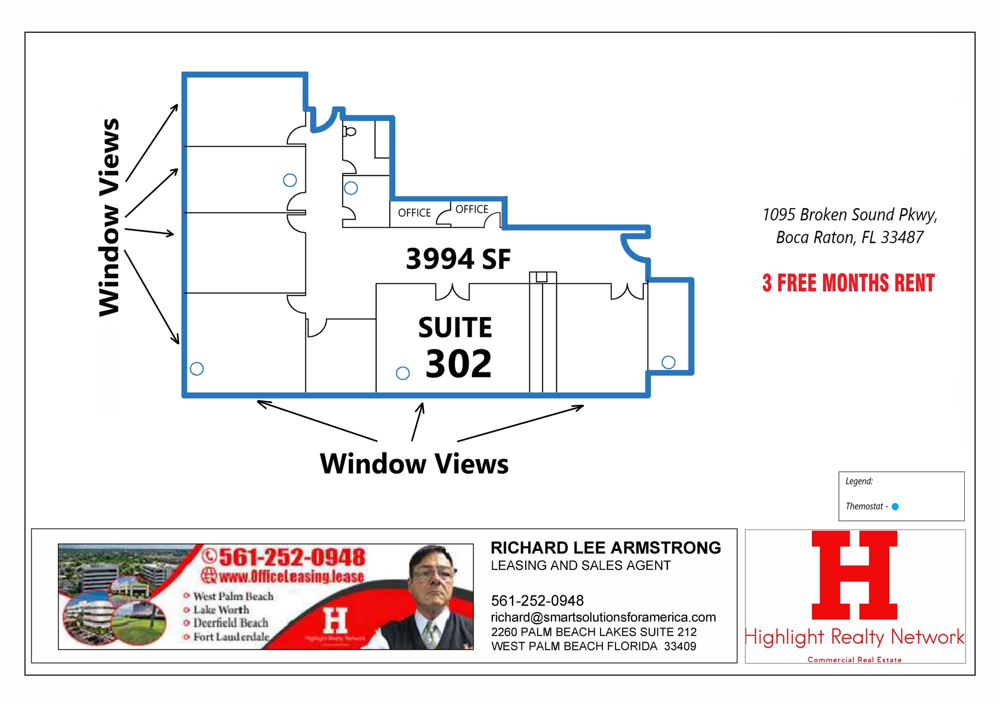 1095 Broken Sound Pky, Boca Raton, FL à louer Plan d’étage- Image 1 de 3