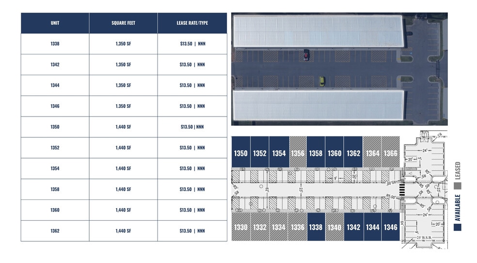 1338-1362 Slack St, Pea Rdg, Pea Ridge, AR for lease - Floor Plan - Image 2 of 8
