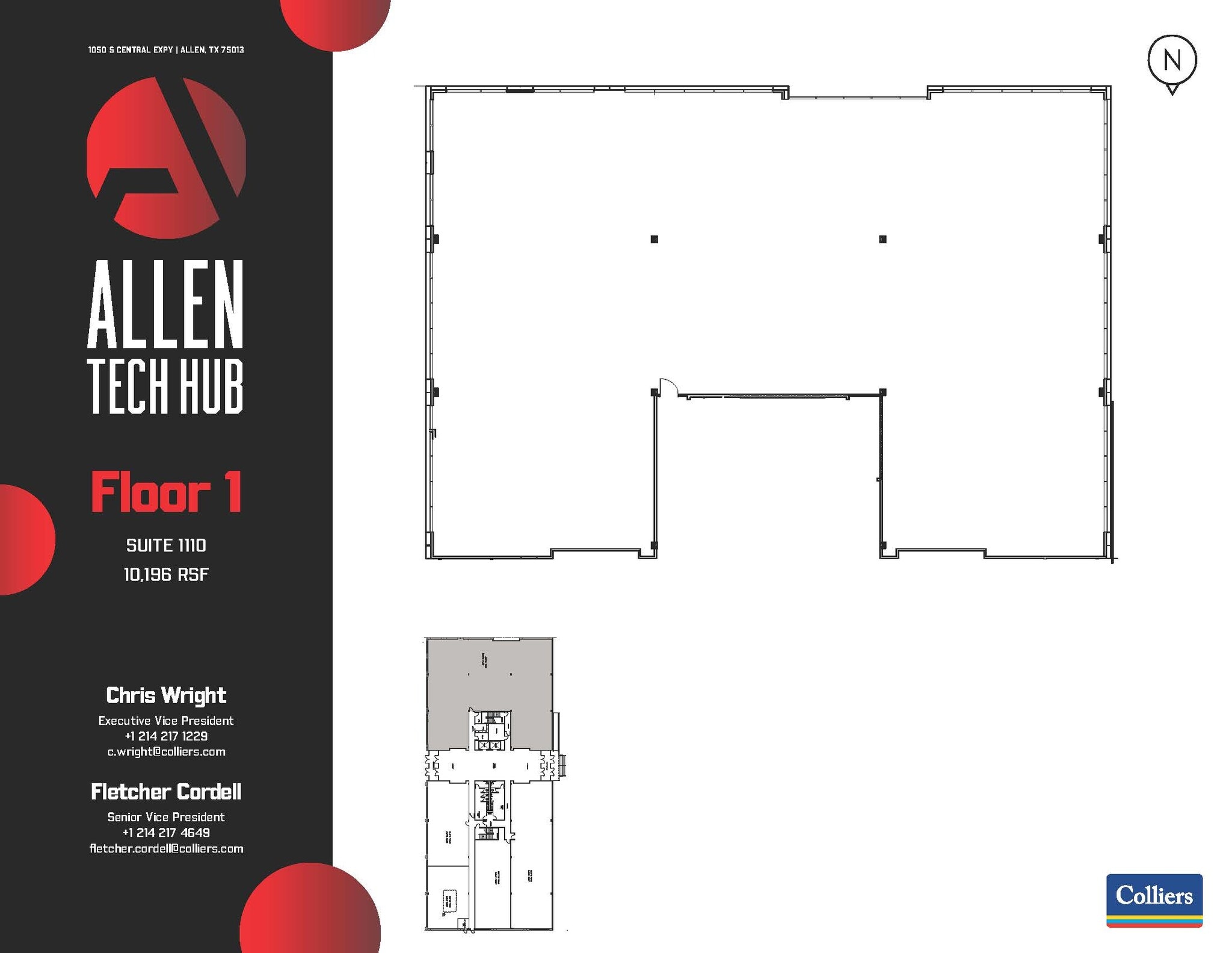 1050 Central Expy S, Allen, TX for lease Floor Plan- Image 1 of 1