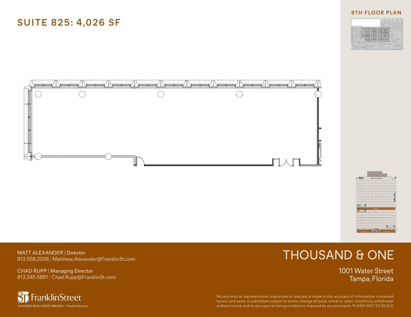 1001 Water St, Tampa, FL for lease Floor Plan- Image 1 of 1