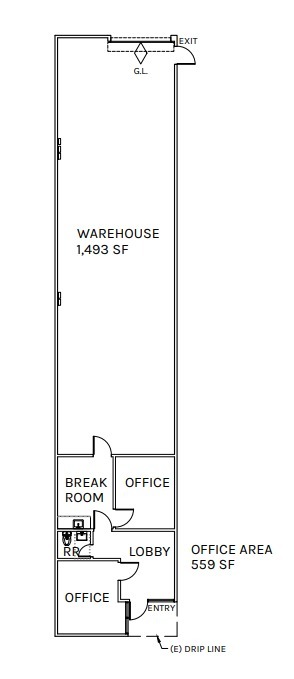 1110-1132 N Gilbert St, Anaheim, CA à louer Plan d’étage- Image 1 de 1