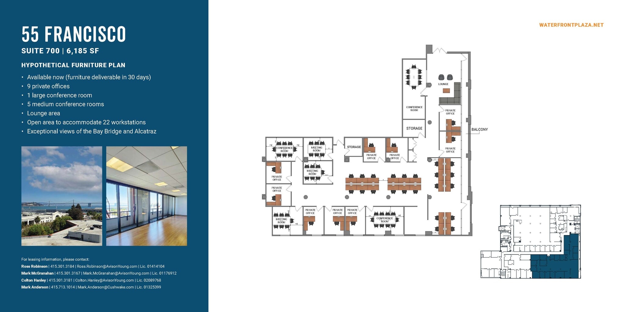 55 Francisco St, San Francisco, CA for lease Floor Plan- Image 1 of 4