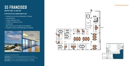 55 Francisco St, San Francisco, CA for lease Floor Plan- Image 1 of 4