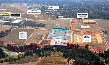 2625 NE Huffman Rd, Hillsboro, OR - AERIAL  map view