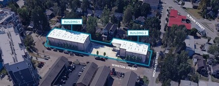 925-927 Winston St, Houston, TX - AÉRIEN Vue de la carte