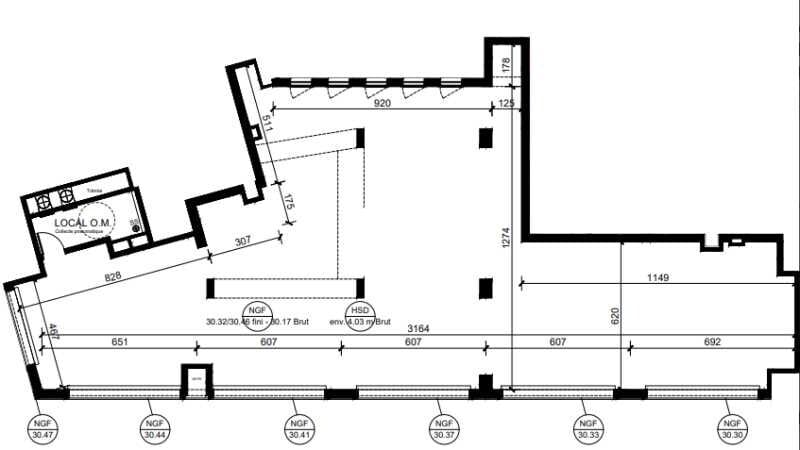 Retail in Saint-Ouen-sur-Seine for sale - Floor Plan - Image 2 of 4