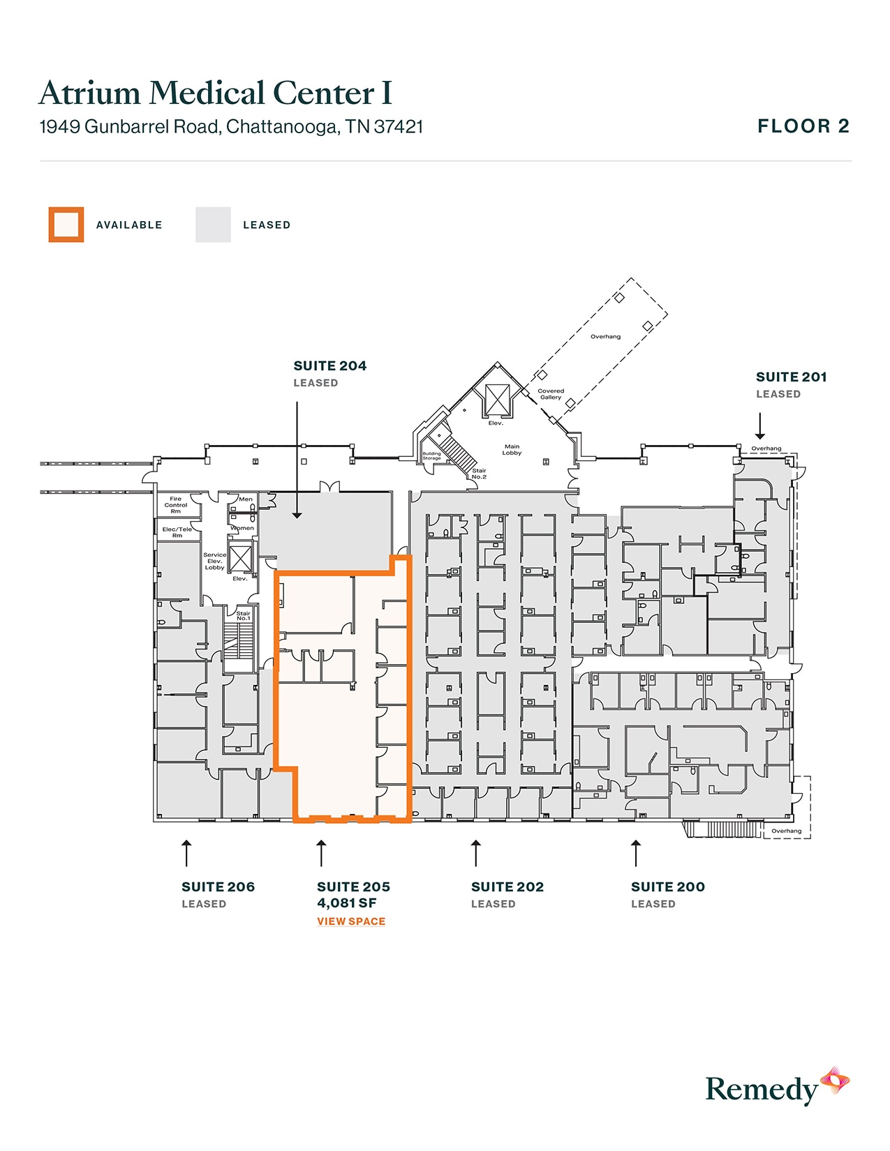 1949 Gunbarrel Rd, Chattanooga, TN for lease Floor Plan- Image 1 of 2