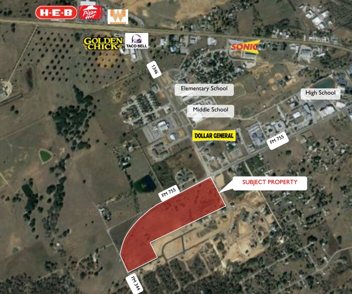 SEQ & SWQ FM 775, La Vernia, TX à vendre - Aérien - Image 1 de 8