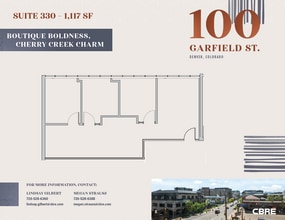 100 Garfield St, Denver, CO for lease Floor Plan- Image 1 of 1