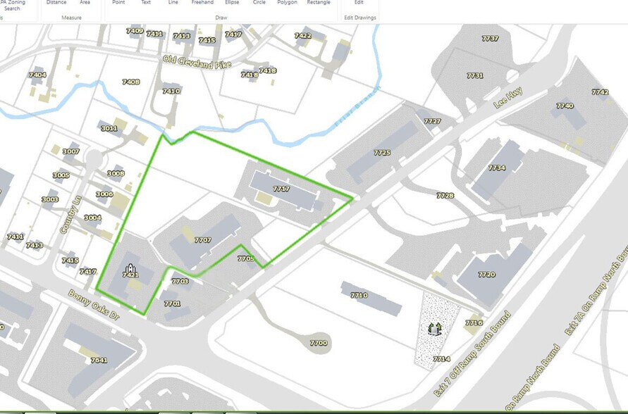7717 Lee Hwy, Chattanooga, TN à vendre - Plan cadastral - Image 3 de 18