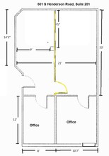 601 S Henderson Rd, King Of Prussia, PA for lease Floor Plan- Image 1 of 1