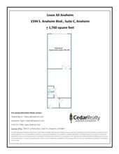 1594 S Anaheim Blvd, Anaheim, CA for lease Site Plan- Image 1 of 1