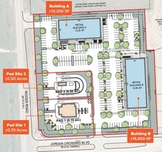 NEC Jordan Ranch Crossing and Woods Rd, Fulshear, TX for lease Building Photo- Image 1 of 2