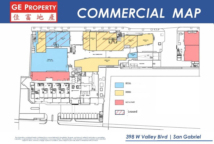 358-368 W Valley Blvd, San Gabriel, CA à louer - Photo du bâtiment - Image 2 de 9