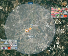 1122 India Hook Rd, Rock Hill, SC - AERIAL  map view