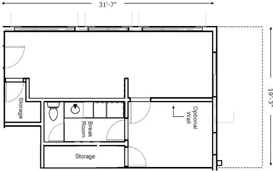 100 E Willetta St, Phoenix, AZ à louer - Plan d’étage - Image 2 de 4