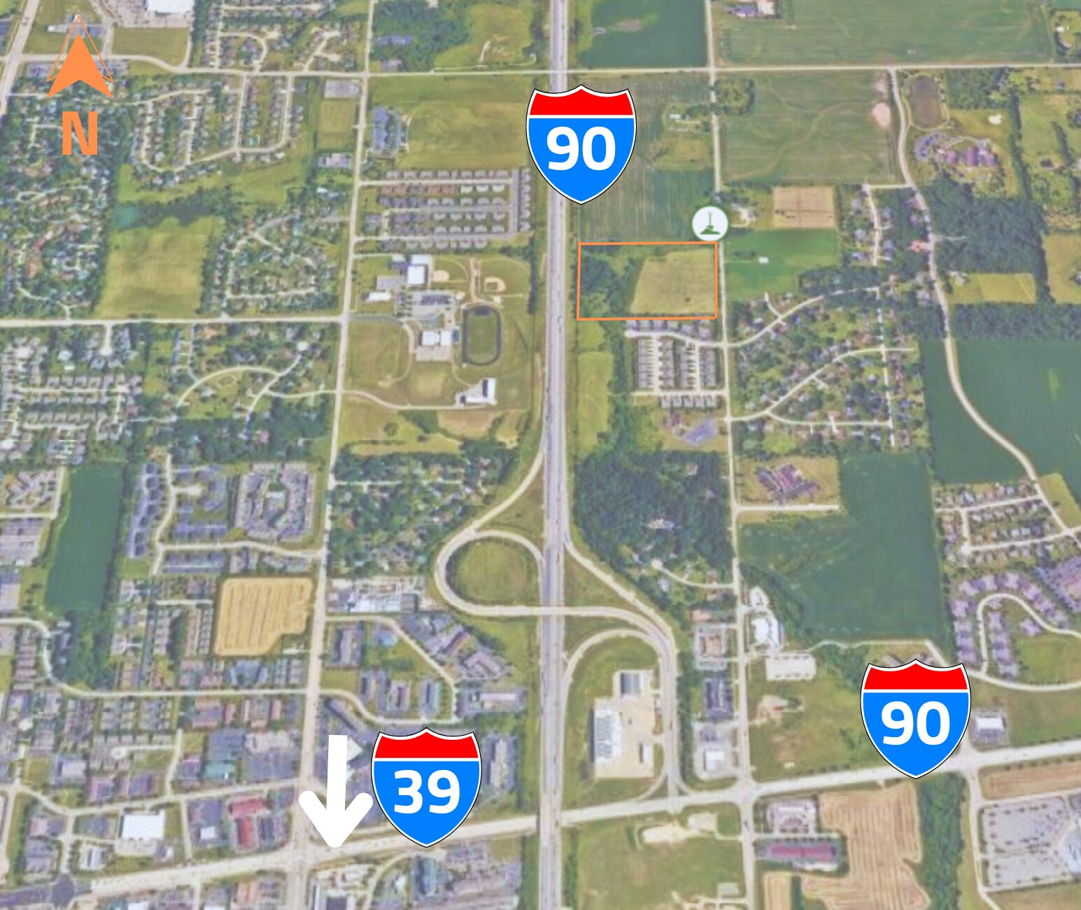 1516 Lyford Rd, Rockford, IL à vendre Aérien- Image 1 de 2