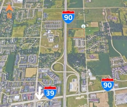 1516 Lyford Rd, Rockford, IL - AERIAL map view