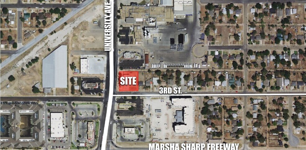 2420 3rd Street, Lubbock, TX à louer - Aérien - Image 3 de 3