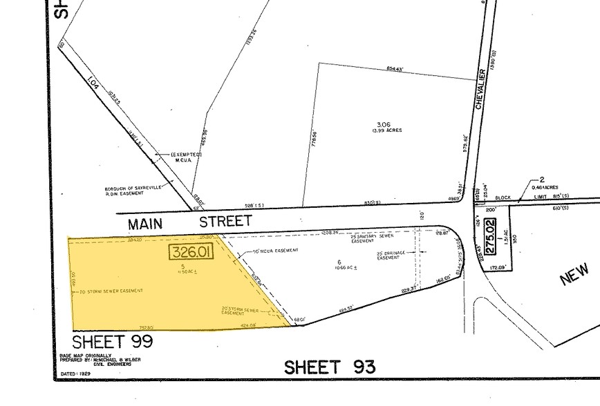 2600 Main Street Extension, Sayreville, NJ à vendre - Plan cadastral - Image 1 de 1