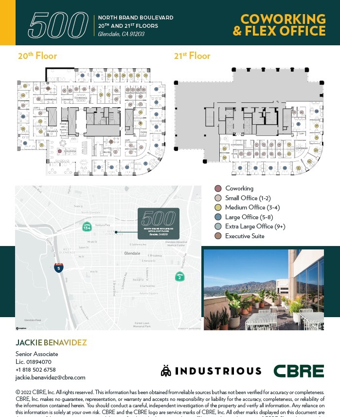 500 N Brand Blvd, Glendale, CA for lease Floor Plan- Image 1 of 1