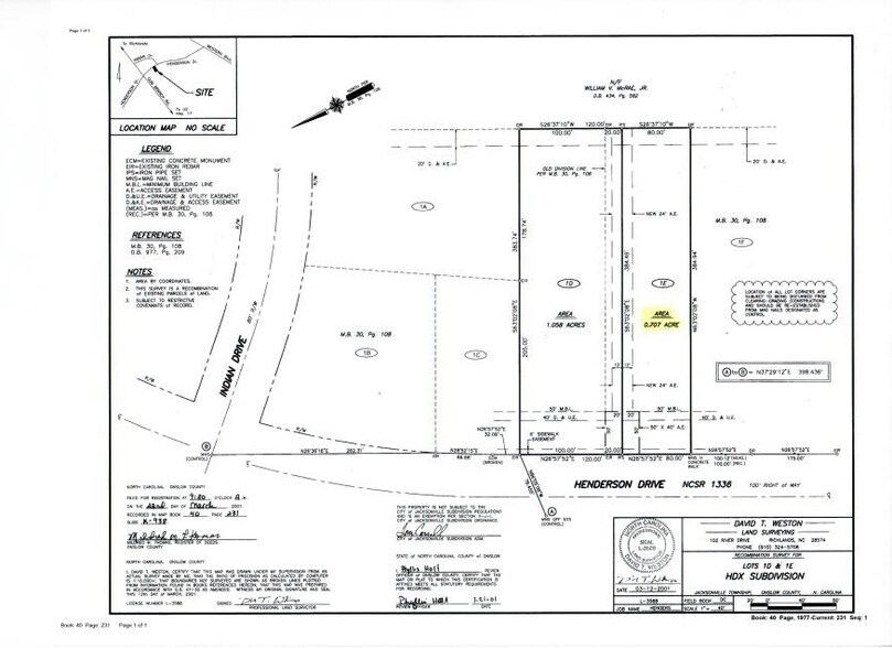 2520 Henderson, Jacksonville, NC à vendre - Photo du bâtiment - Image 3 de 3