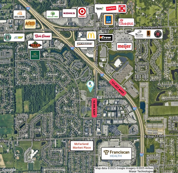 7536 S Emerson Ave, Indianapolis, IN à vendre - Photo du bâtiment - Image 2 de 3