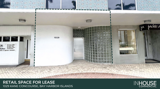 Plus de détails pour 1029 Kane Concourse, Bay Harbor Islands, FL - Vente au détail à louer