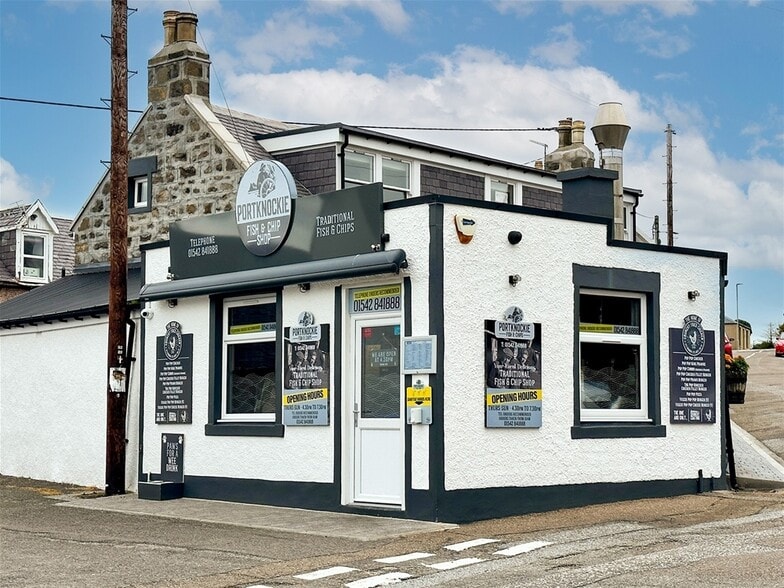Portknockie Fish & Chip Shop, Portknockie for sale - Building Photo - Image 1 of 16
