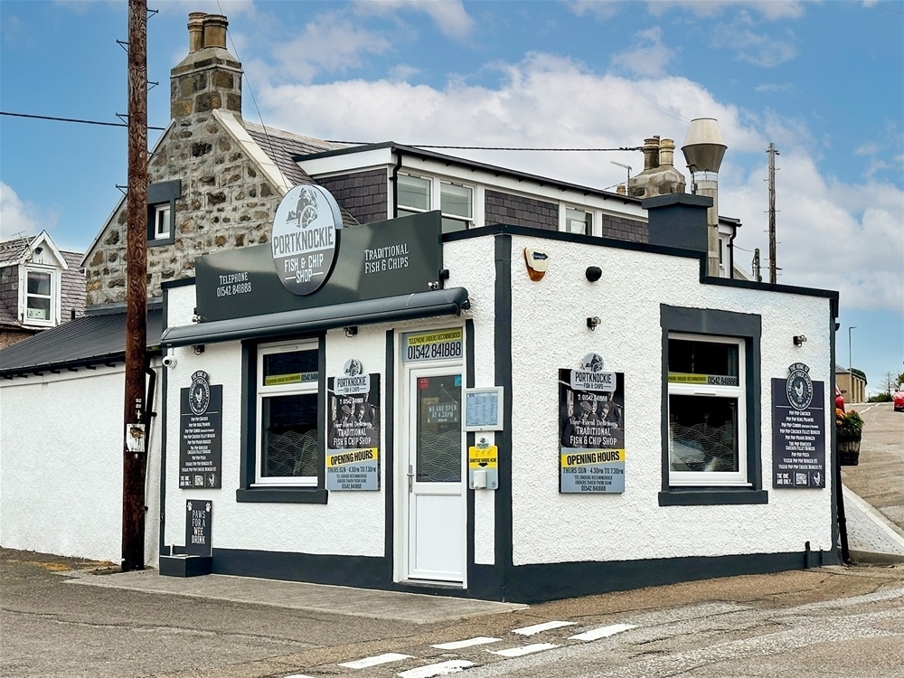 Portknockie Fish & Chip Shop, Portknockie for sale Building Photo- Image 1 of 17