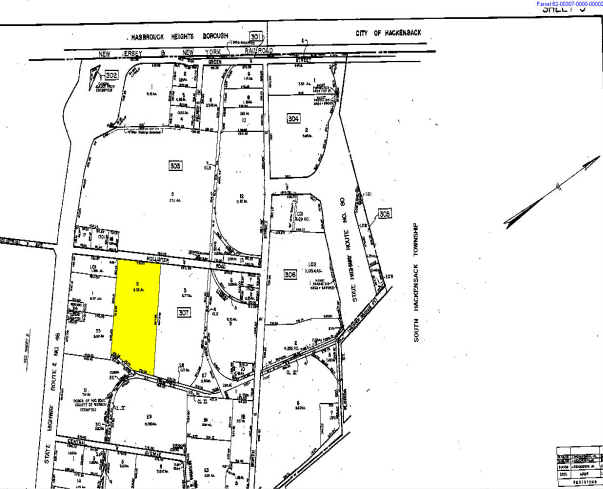 100 Hollister Rd, Teterboro, NJ à louer - Plan cadastral - Image 2 de 2