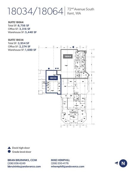 18026 72nd Ave S, Kent, WA for lease - Floor Plan - Image 3 of 3