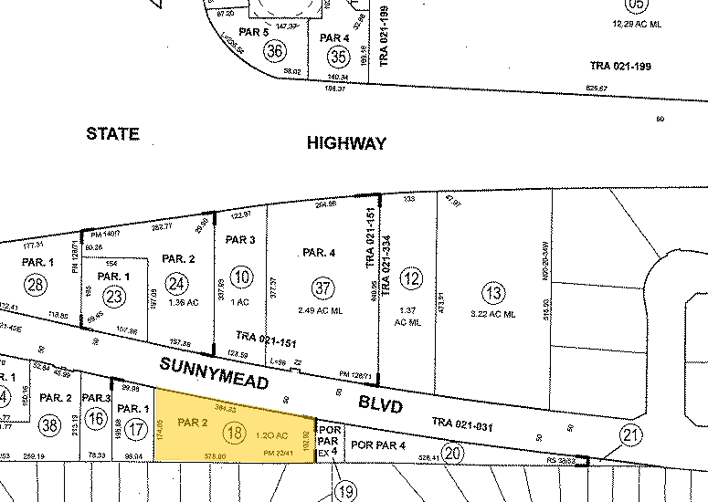 23125 Sunnymead Blvd, Moreno Valley, CA à louer - Plan cadastral - Image 3 de 5