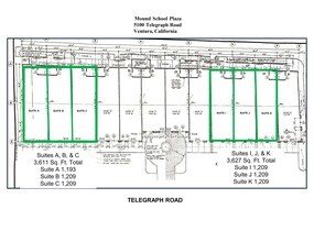 5100 Telegraph Rd, Ventura, CA for lease Site Plan- Image 2 of 2