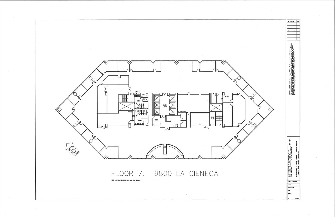 9800 S La Cienega Blvd, Inglewood, CA à louer Plan d’étage- Image 1 de 1